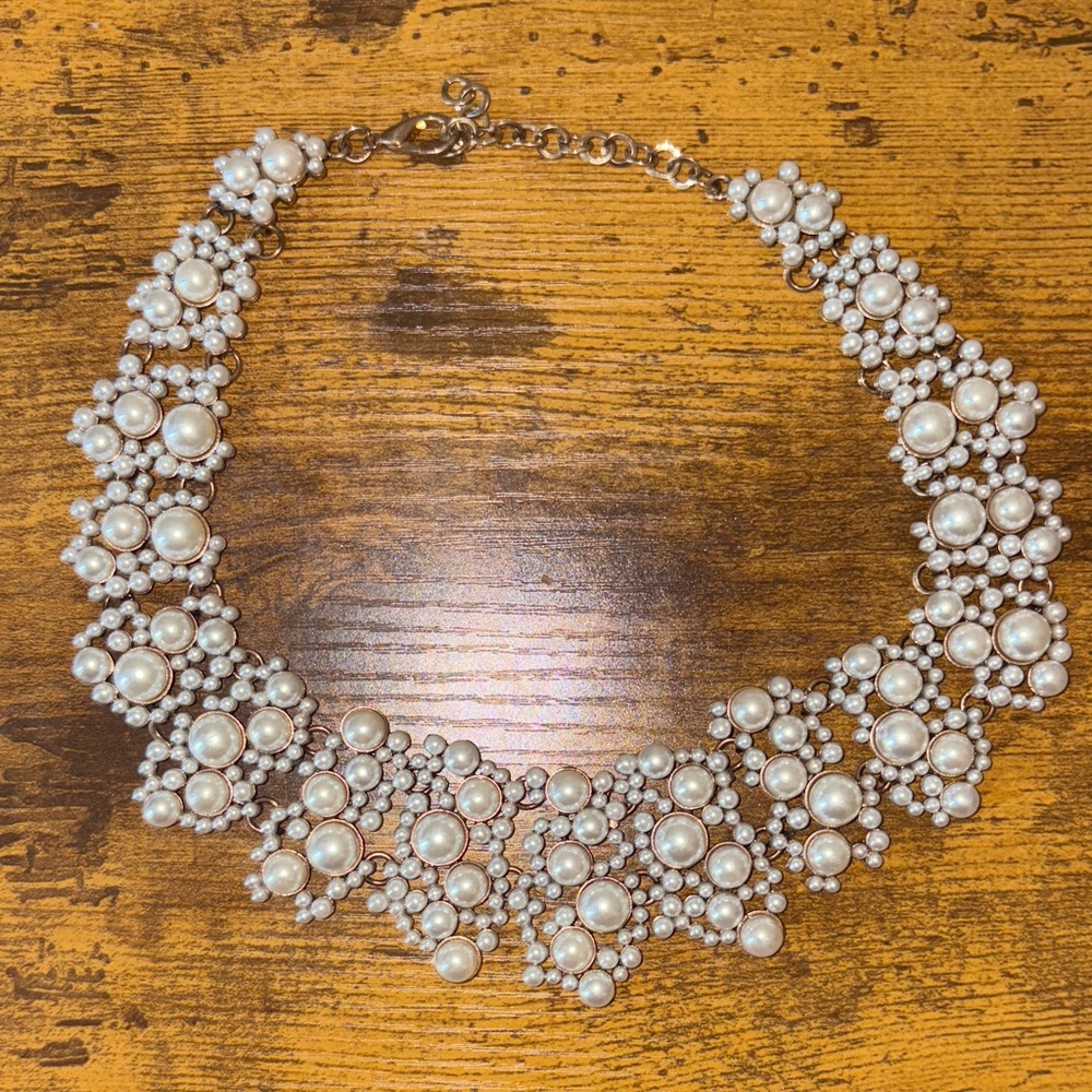 Pearl Statement Choker Necklace
